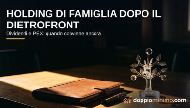 Holding di famiglia dopo il dietrofront su dividendi e PEX: quando conviene ancora — copertina DoppioMinimo.com